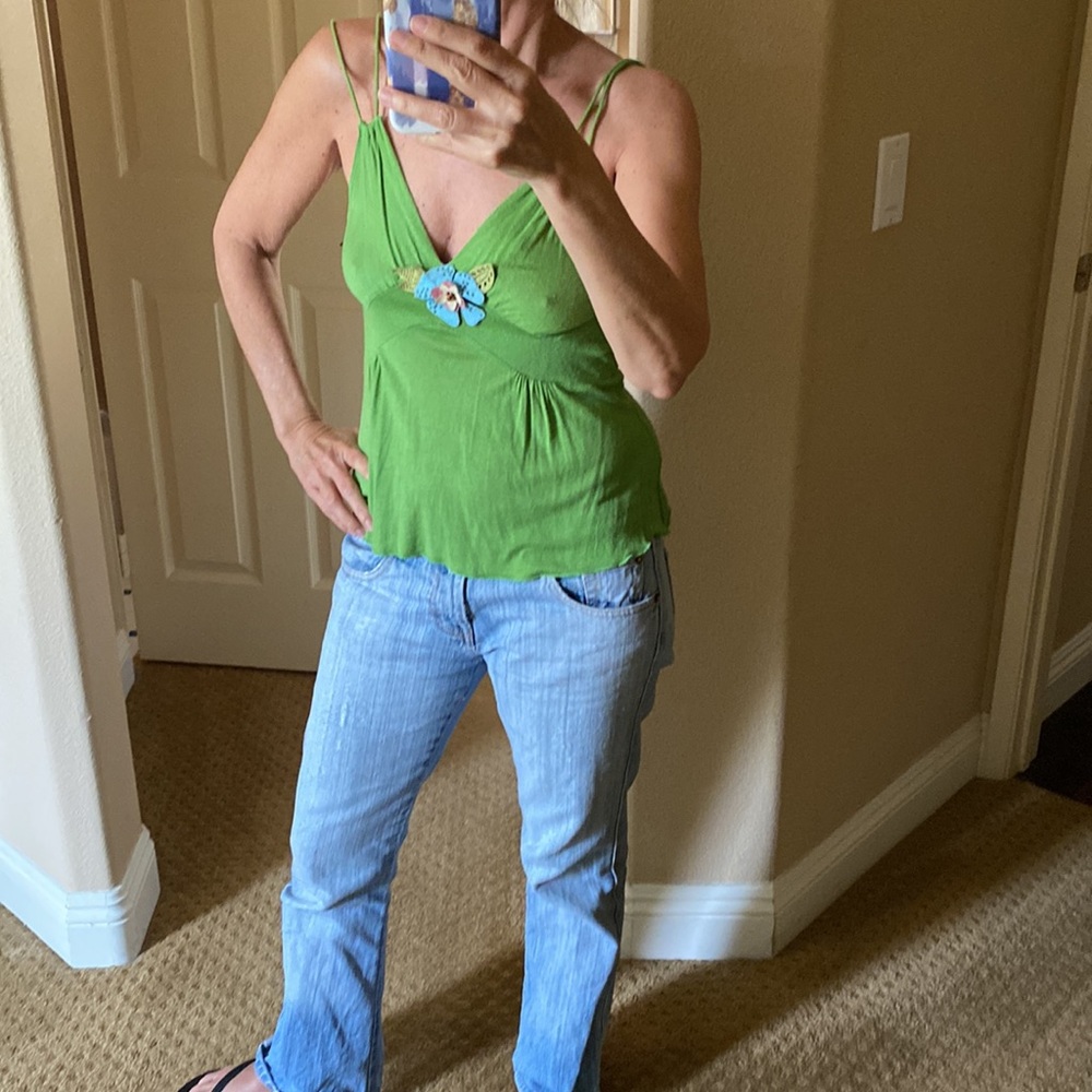 Spring spaghetti strap top